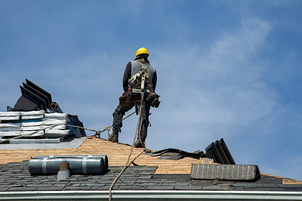 Professional Roofing technician working in Burlington, WA